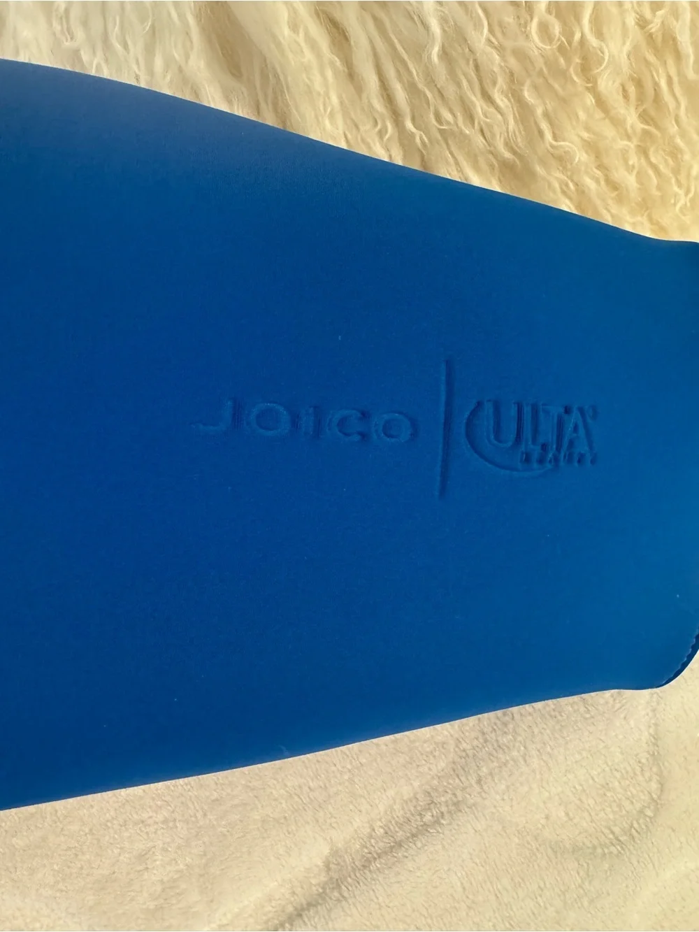 Joico Supergirl ULTA beauty Makeup Bag Pouch Bright Blue